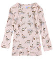 Joha Bluse - Bambus - Lyserød m. Ænder Joha Bluse - Bambus - Lyserød m. Ænder