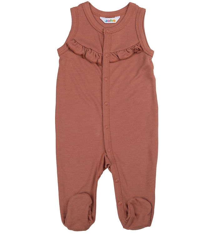 Joha Sparkedragt - Viskose/Bambus - Rødbrun