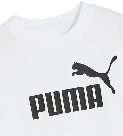 Puma T-shirt - Ess No. 1 - Hvid Puma T-shirt - Ess No. 1 - Hvid