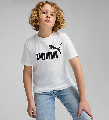Puma T-shirt - Ess No. 1 - Hvid Puma T-shirt - Ess No. 1 - Hvid