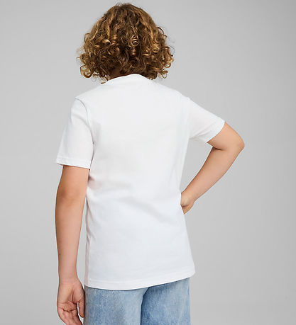 Puma T-shirt - Ess No. 1 - Hvid Puma T-shirt - Ess No. 1 - Hvid