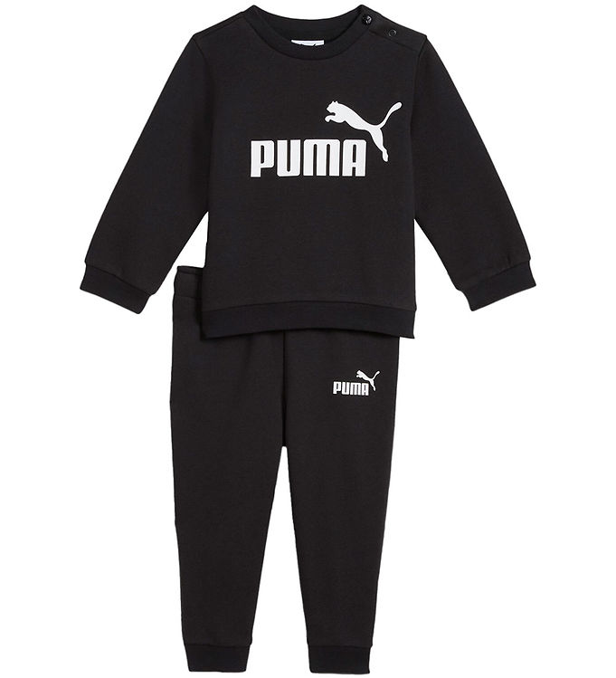 Puma Sweatsæt - Minicats Ess Crew - Sort