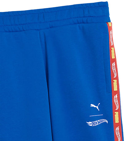 Puma x Hot Wheels Sweatpants - Team Royal m. Logostriber Puma x Hot Wheels Sweatpants - Team Royal m. Logostriber