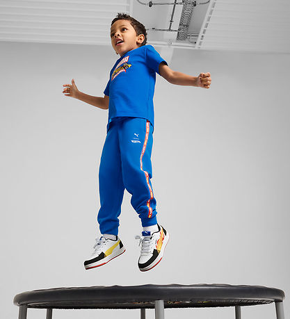 Puma x Hot Wheels Sweatpants - Team Royal m. Logostriber Puma x Hot Wheels Sweatpants - Team Royal m. Logostriber
