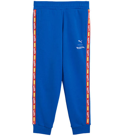 Puma x Hot Wheels Sweatpants - Team Royal m. Logostriber Puma x Hot Wheels Sweatpants - Team Royal m. Logostriber