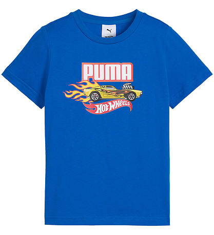 Puma x Hot Wheels T-shirt - Team Royal m. Print Puma x Hot Wheels T-shirt - Team Royal m. Print