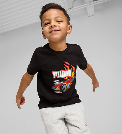 Puma x Hot Wheels T-shirt - Sort