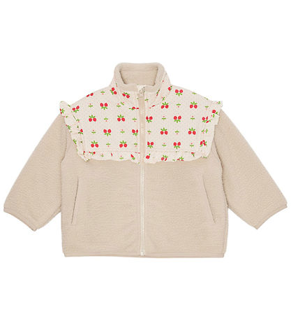 Flöss Fleece Jacket - Sofia - Soft White Berry