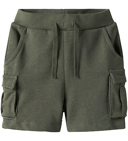 Name It Sweatshorts - Noos - NmmOli - Dusty Olive Name It Sweatshorts - Noos - NmmOli - Dusty Olive