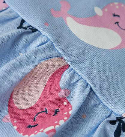 Name It Kjole - Noos - NmfVigga - Chambray Blue/Whales Name It Kjole - Noos - NmfVigga - Chambray Blue/Whales