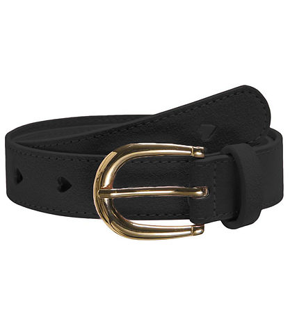 Kids Only Bælte - KogAliva - Black/Antique Brass Buckle