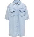 Kids Only Denim Kjole - KogSophie - Light Blue Denim Kids Only Denim Kjole - KogSophie - Light Blue Denim