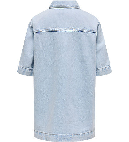 Kids Only Denim Kjole - KogSophie - Light Blue Denim Kids Only Denim Kjole - KogSophie - Light Blue Denim