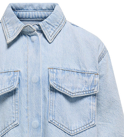 Kids Only Denim Kjole - KogSophie - Light Blue Denim Kids Only Denim Kjole - KogSophie - Light Blue Denim