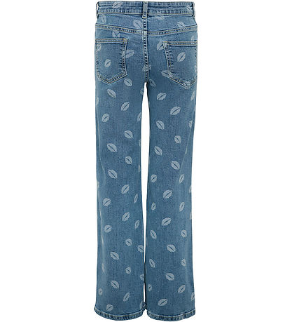 Kids Only Jeans - KogJuicy - Medium Blue Denim/LIPS Kids Only Jeans - KogJuicy - Medium Blue Denim/LIPS