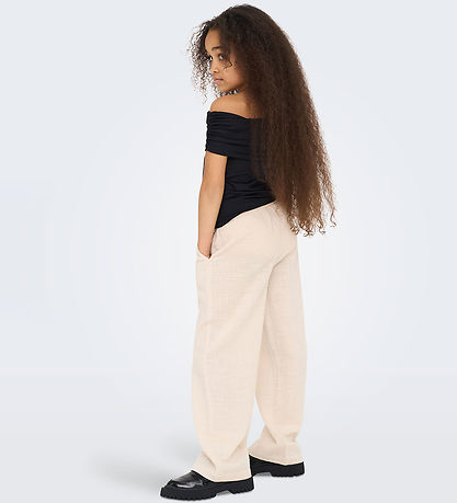 Kids Only Top - Off Shoulder - KogEa - Black