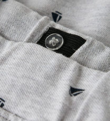 Name it Shorts - NkmVolo - Light Grey Melange/Boats Name it Shorts - NkmVolo - Light Grey Melange/Boats