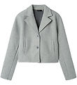 LMTD Frakke - NlfLove - Kort - Light Grey Melange LMTD Frakke - NlfLove - Kort - Light Grey Melange