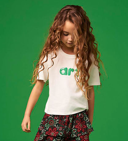 Kids Only T-shirt - KogCelia - Cloud Dancer/Art