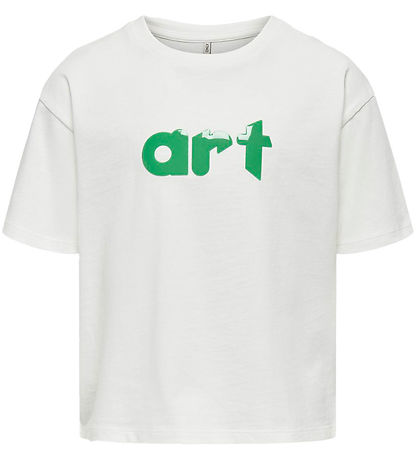 Kids Only T-shirt - KogCelia - Cloud Dancer/Art