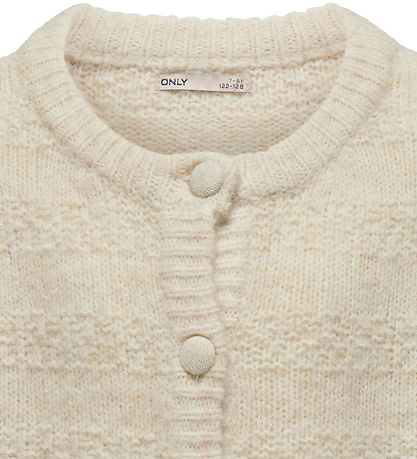 Kids Only Cardigan - Strik - KogKlarisa - Birch/Melange