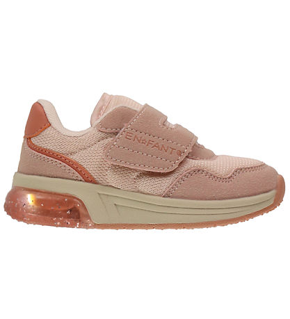 En Fant Sneakers - Velcro w. Light - Sepia Rose En Fant Sneakers - Velcro w. Light - Sepia Rose