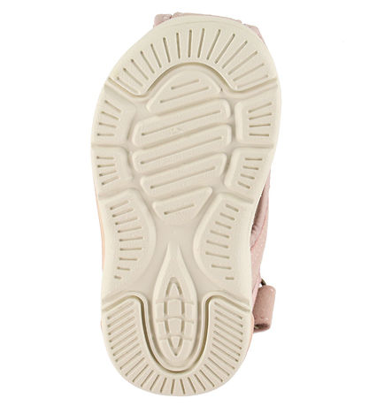 En Fant Sandaler m. Lys - Velcro Closed Toe - Sepia Rose