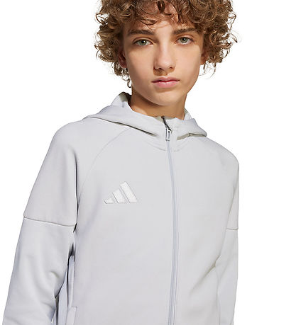 adidas Performance Cardigan - Tiro25 FZ Y - Tmlggr adidas Performance Cardigan - Tiro25 FZ Y - Tmlggr