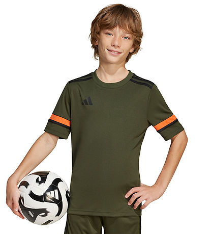 adidas Performance T-shirt - SQUA25 - Ngtcar/Black/Seimor