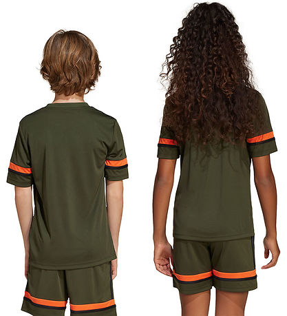 adidas Performance T-shirt - SQUA25 - Ngtcar/Black/Seimor