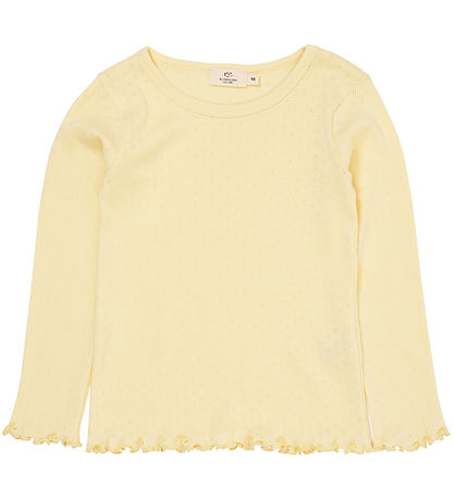 Copenhagen colors Bluse - Pointelle - Lt. Tellow Copenhagen colors Bluse - Pointelle - Lt. Tellow
