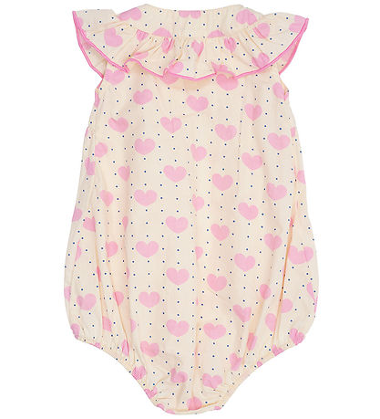 Copenhagen Colors Sommerdragt - Heart & Dots - Frill - Heart AOP Copenhagen Colors Sommerdragt - Heart & Dots - Frill - Heart AOP