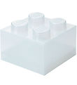 LEGO® Storage Opbevaringsboks - 4 Knopper - Glitter Translucent  LEGO® Storage Opbevaringsboks - 4 Knopper - Glitter Translucent