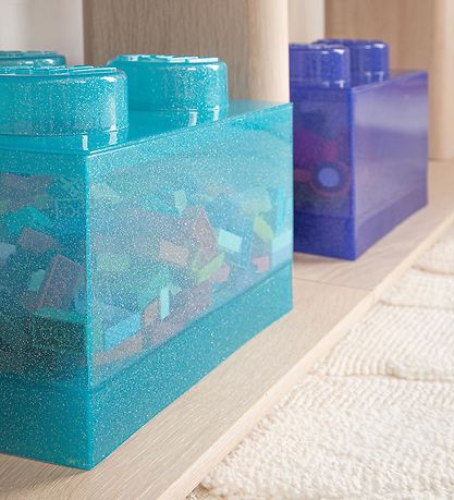 LEGO® Storage Opbevaringsboks - 4 Knopper - Glitter Violet