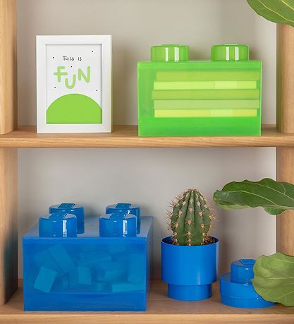 LEGO® Storage Opbevaringsboks - 4 Knopper - Translucent Light Gr