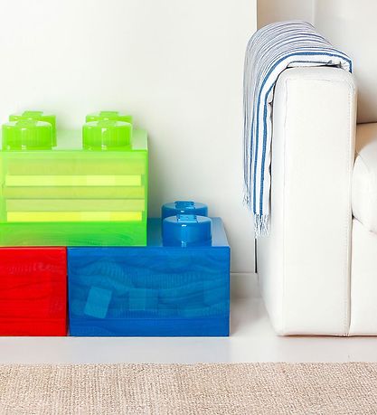 LEGO® Storage Opbevaringsboks - 4 Knopper - Translucent Light Gr