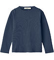 Fliink Bluse - Rib - Kenna - Insignia Blue Fliink Bluse - Rib - Kenna - Insignia Blue