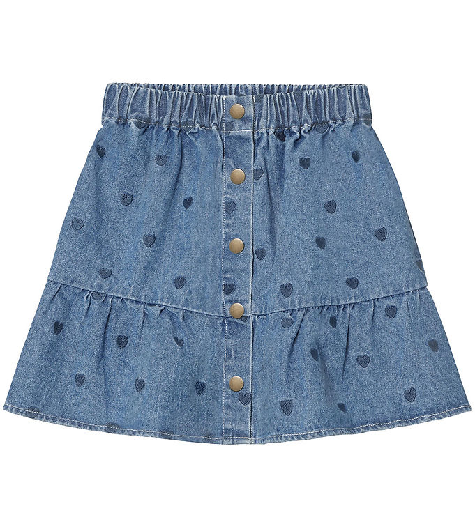 Fliink Nederdel - Denim - Donna - Light Denim Blue
