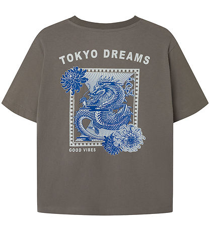 Name It T-shirt - NkmSilass - Steeple Gray