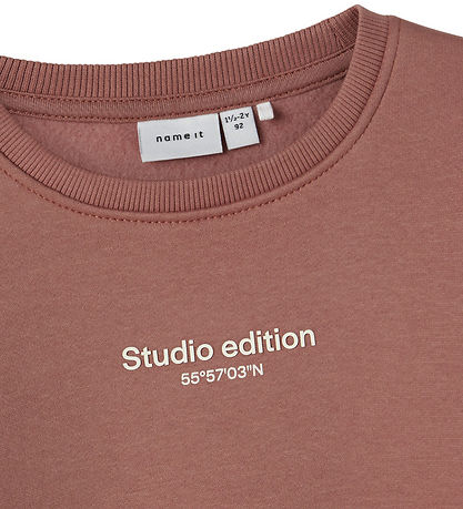 Name It Sweatshirt - NmmBrody - Burlwood