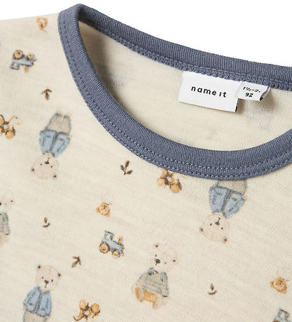 Name It Bluse - Uld - NmmWillos - Peyote Melange Name It Bluse - Uld - NmmWillos - Peyote Melange