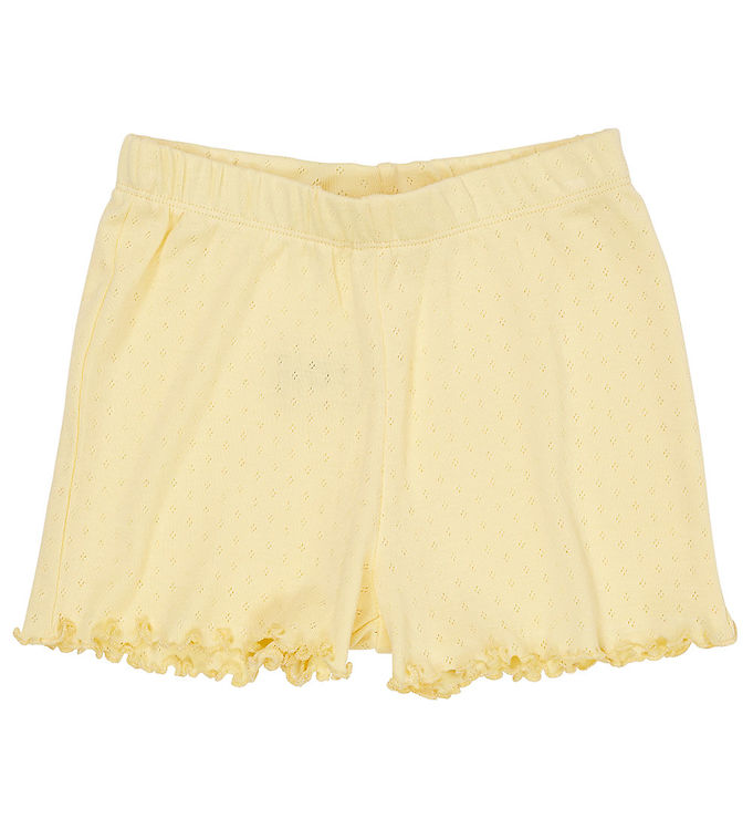 POINTELLE SHORTS - LT. YELLOW - LT. YELLOW / 110