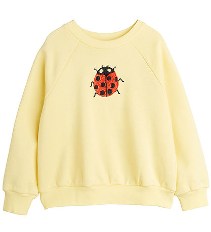Mini Rodini Sweatshirt - Ladybugs - Yellow