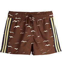 Mini Rodini Badeshorts - UV 50+ - Seagull - Brun Mini Rodini Badeshorts - UV 50+ - Seagull - Brun