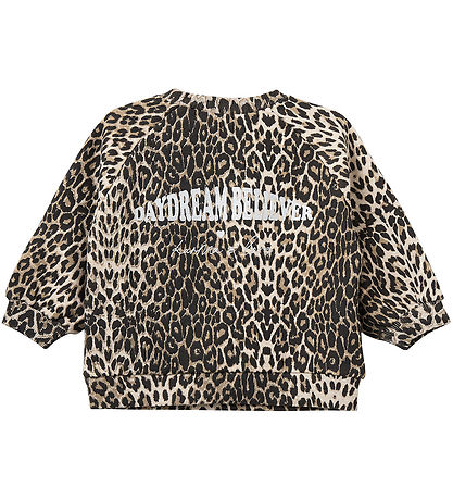 Sofie Schnoor Sweatshirt - Elissb - Light Brown Leopard m. Sølv Sofie Schnoor Sweatshirt - Elissb - Light Brown Leopard m. Sølv