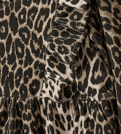 Sofie Schnoor Kjole - Bomuld/Viskose - Lulasb - Light Brown Leop