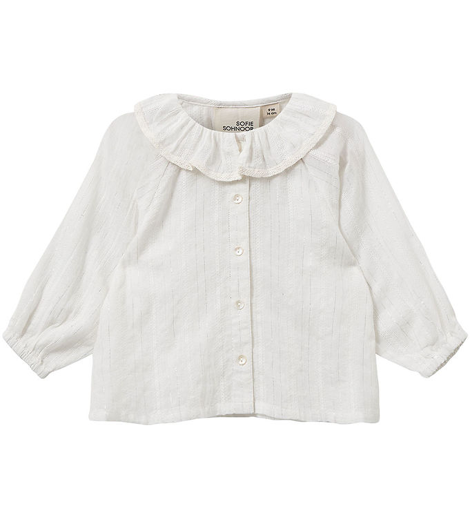 Sofie Schnoor Skjorte - Alminasb - Snow White/Sølv