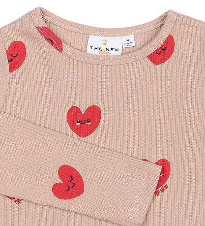 The New Siblings Bluse - Rib - TnstNynne - Adobe Rose