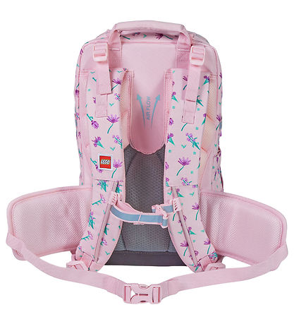 LEGO® Skoletaskesæt - Optimo - Flowers - 20 L - Lyserød LEGO® Skoletaskesæt - Optimo - Flowers - 20 L - Lyserød