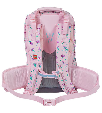 LEGO® Skoletaskesæt - Flowers - Optimo - 20,5 L - Lyserød